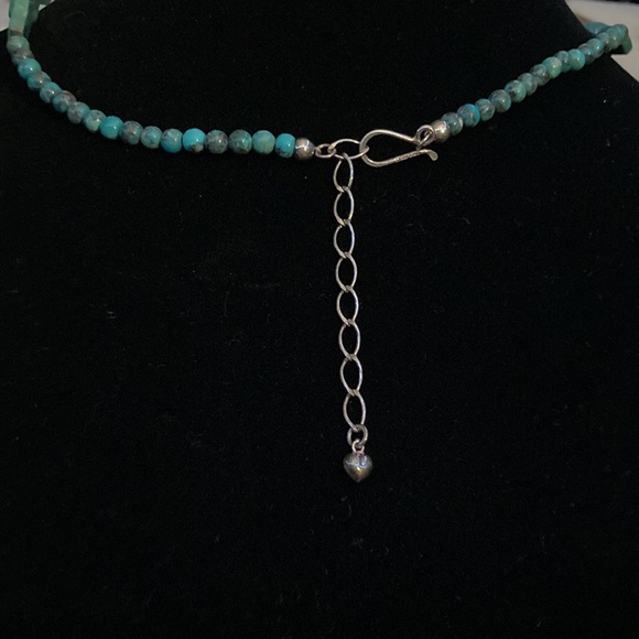 Jay King Mine Finds Turquoise Kite Cut 12” Necklace With Pendant - Picture 2 of 3